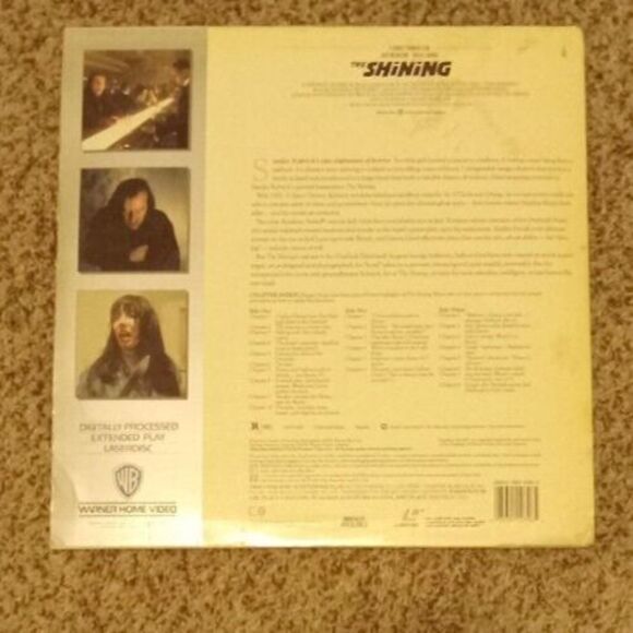 The Shining A Stanley Kubrick Film - Jack Nicholson Shelly Duvall 2 Laser Discs - Picture 2 of 7